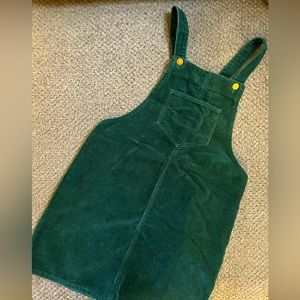 Green corduroy Romper